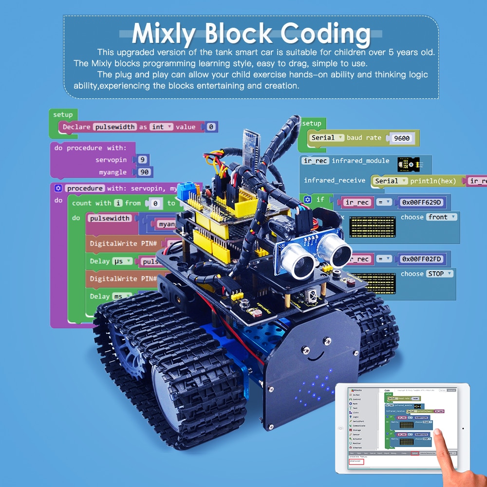 ATOROBOT: Robot edukacyjny – Łazik gąsienicowy